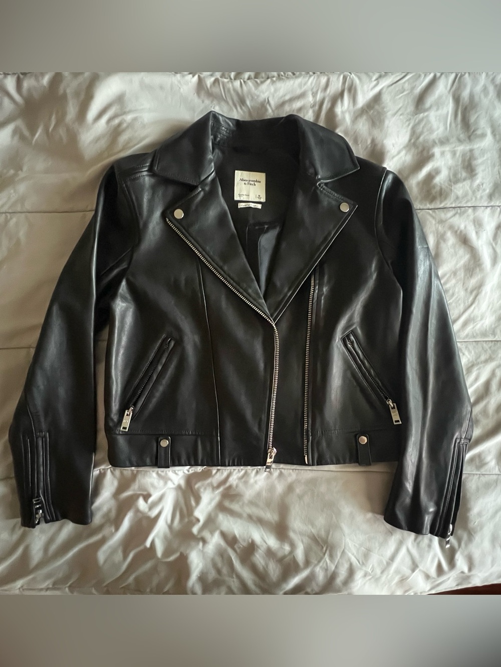 Abercrombie & Fitch | Genuine Leather Moto Jacket